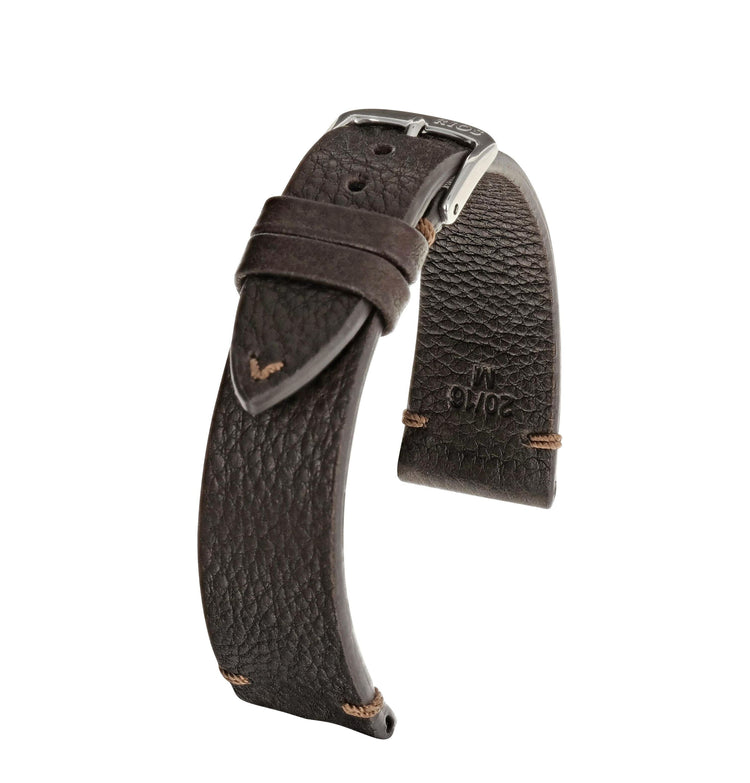 RIOS1931 horlogeband Mittenwald - mokka - 40407