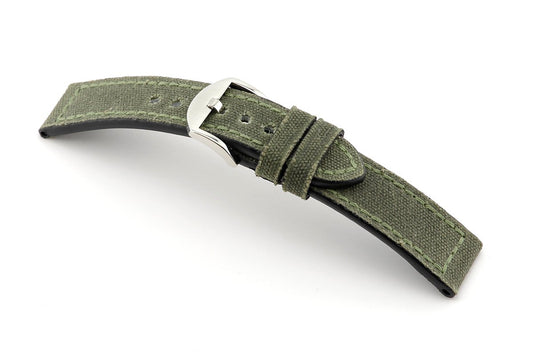 RIOS1931 horlogeband Virginia - drab olive