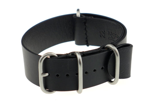 RIOS1931 horlogeband Nato Lisbon - black