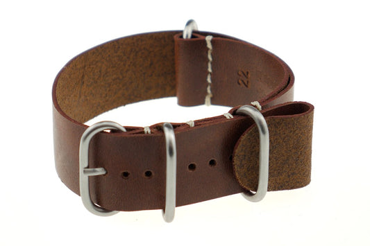 RIOS1931 horlogeband Nato Copenhagen - mahogany